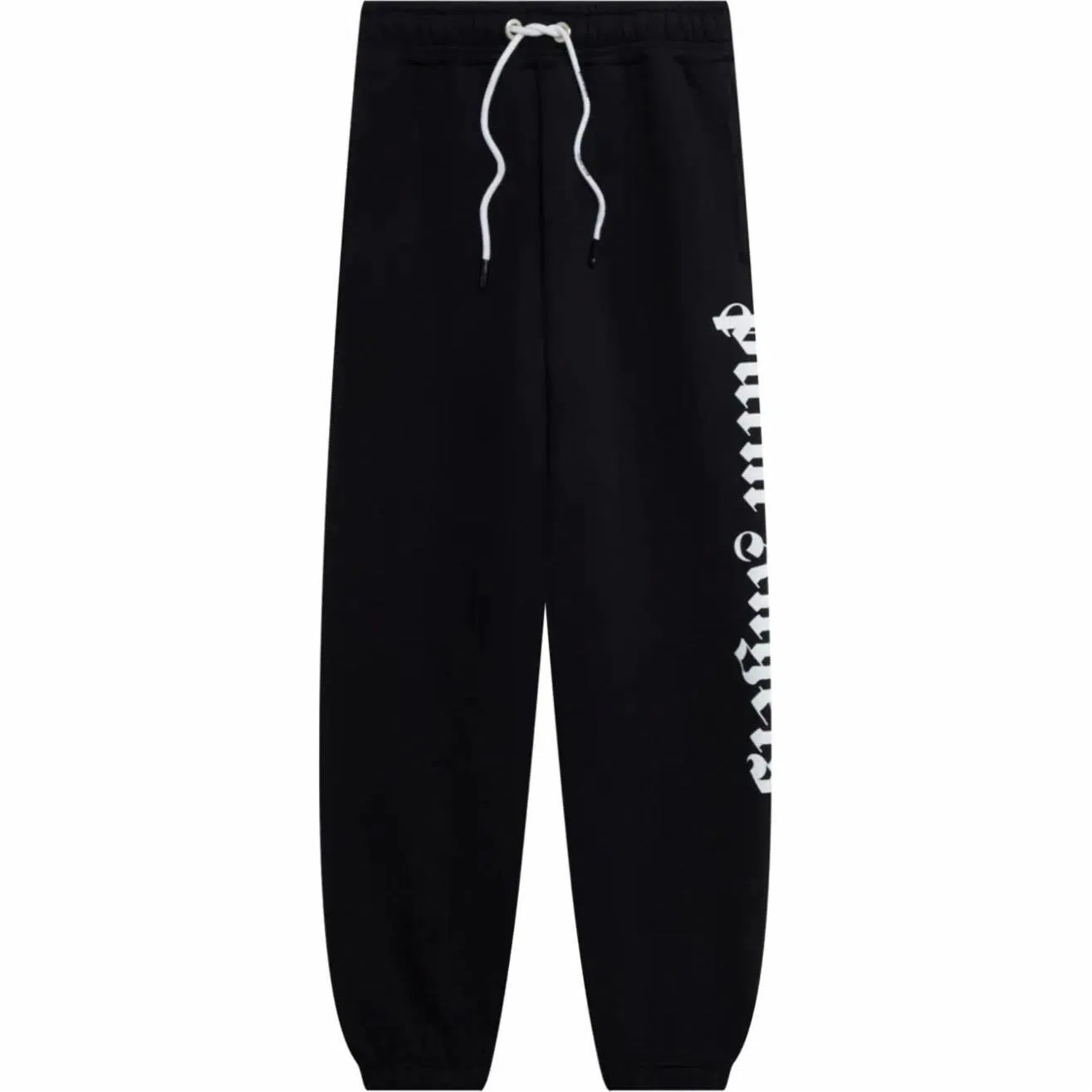 Palm Angels Logo Print Pants Black