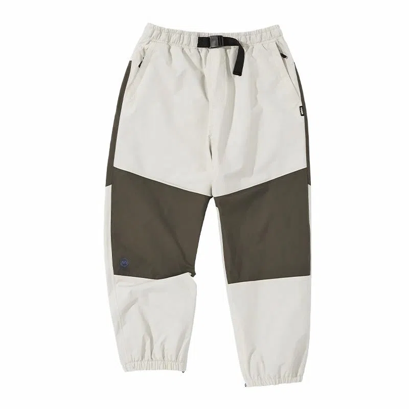 南恩 拼色直筒防水透气滑雪裤 男女同款