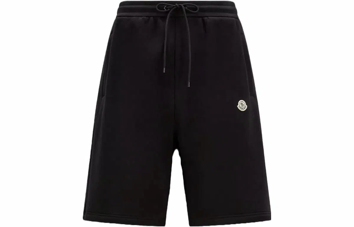 Moncler x FRGMT Logo Shorts Black