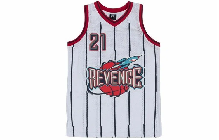 Revenge Jersey Embroidered White