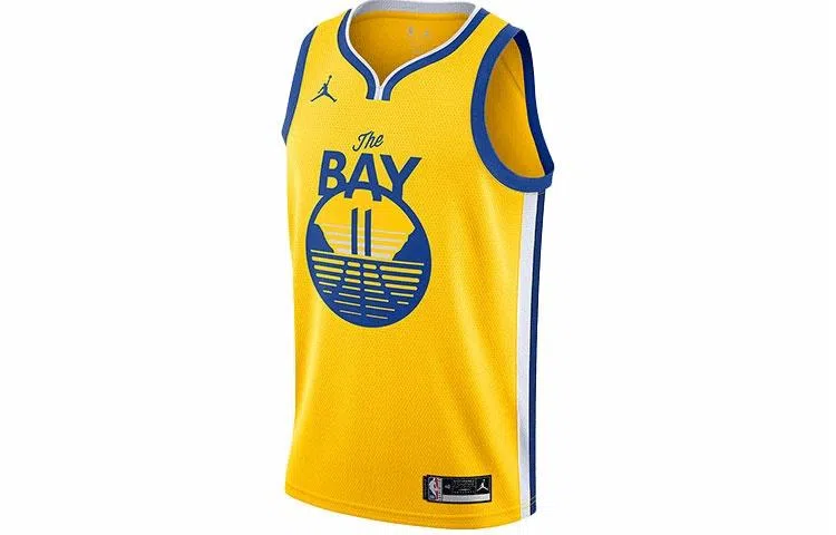 Jordan NBA Warriors Jersey Yellow