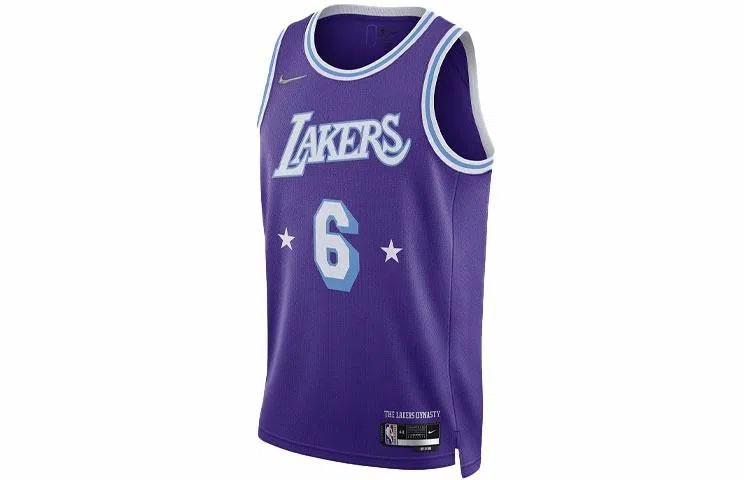 Nike NBA Los Angeles Lakers LeBron James 6 Jersey
