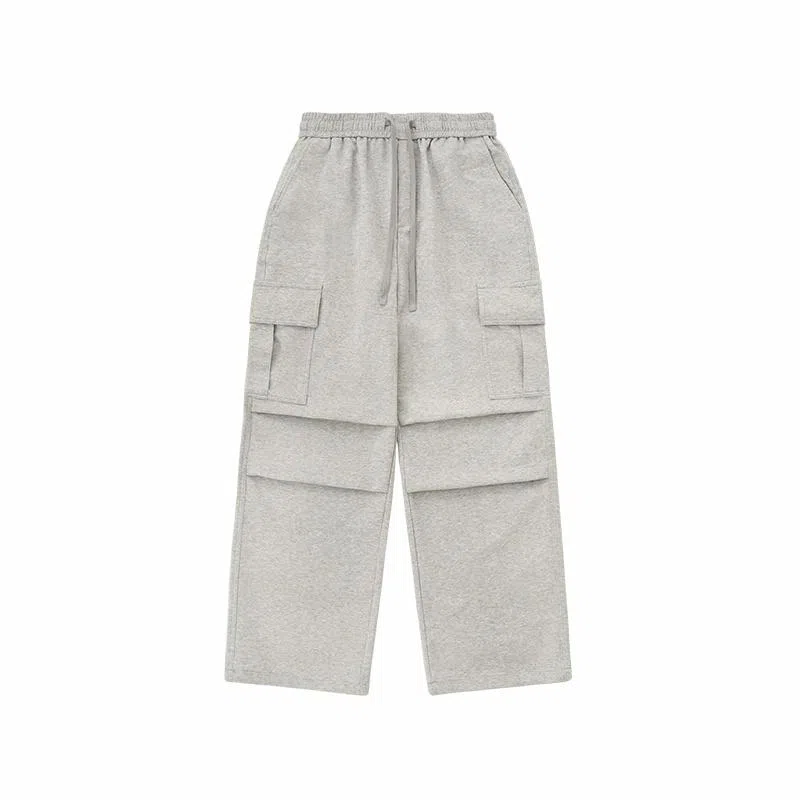 膨胀潮牌 工装阔腿潮牌透气运动休闲裤 男女同款