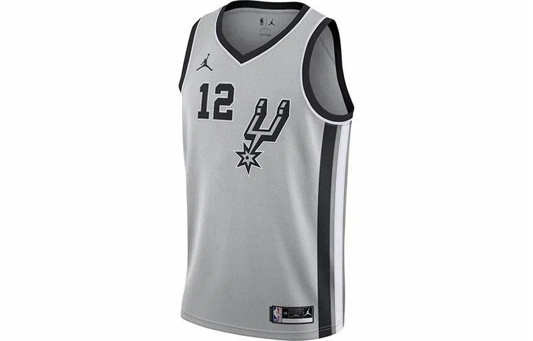 Jordan NBA Fan Edition 20-21 Aldridge 12 Jersey Grey
