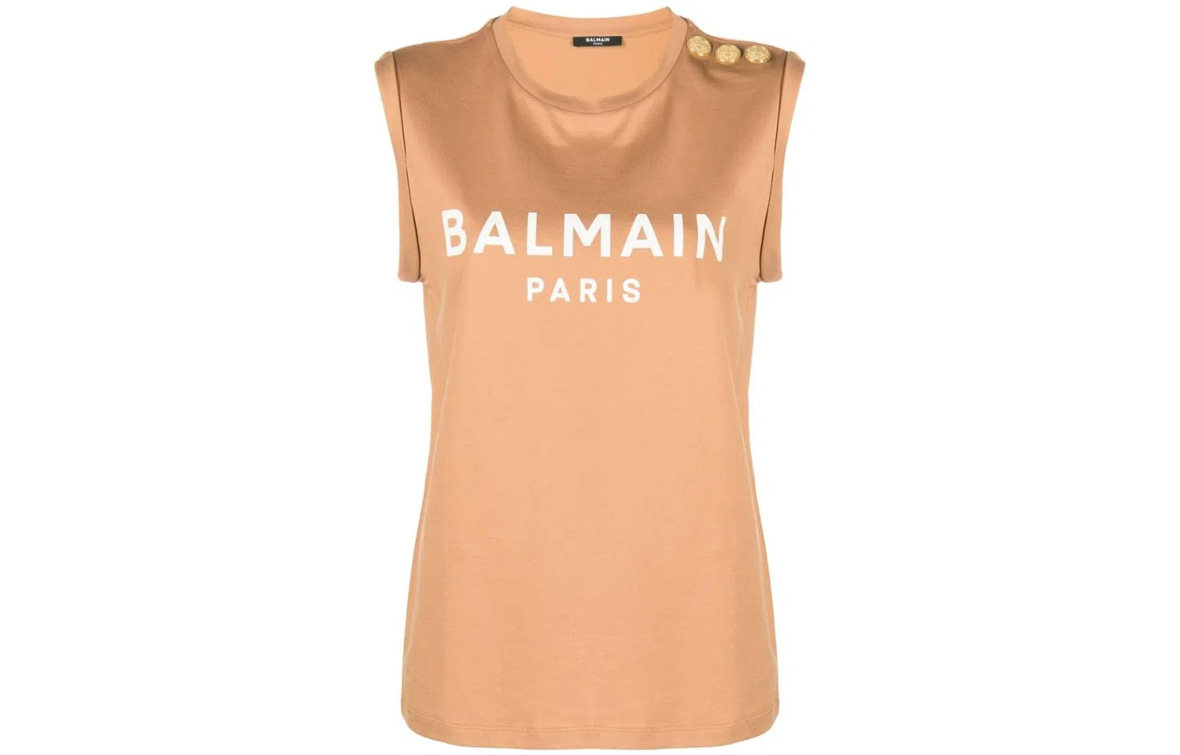 Balmain SS23 Logo Embossed Button Vest