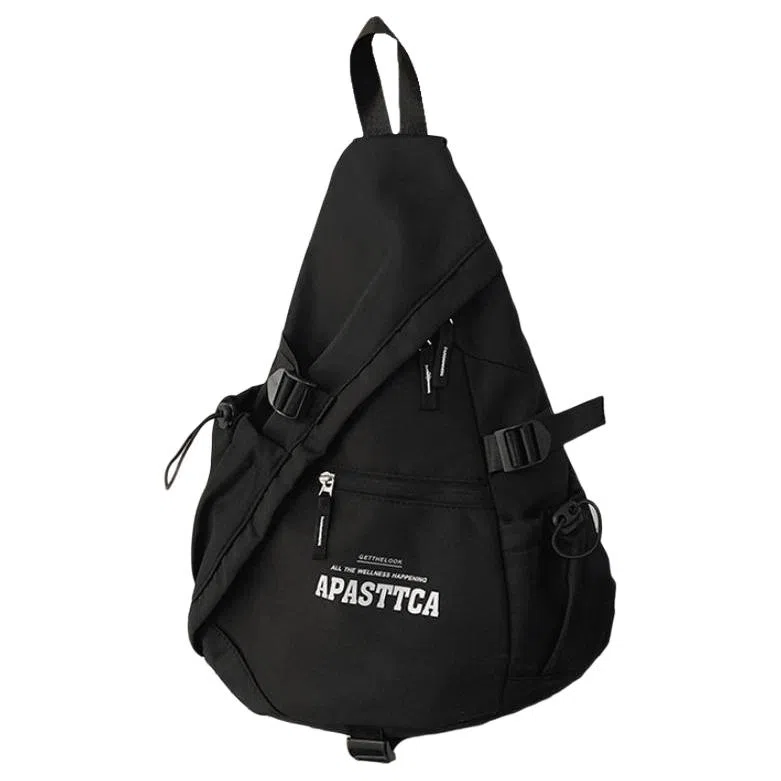 恒源祥 机能工装战术运动风骑行 尼龙 胸包 男女同款情侣款 多色