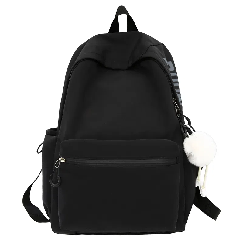 醇龙 纯色简约大学生时尚旅行高中学生 尼龙 双肩包 男女同款情侣款 多色