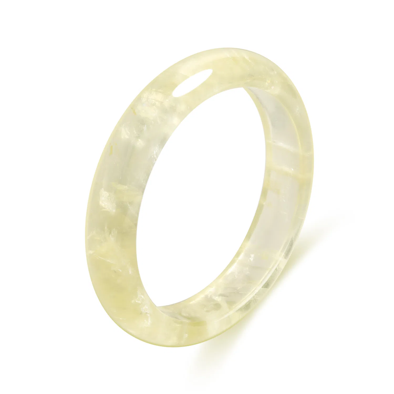 【高品质水晶】 老凤祥 招财转运透亮发晶金辉财运梦幻清透晶体 新中式国风典雅 简约大方高级感日常百搭#好运天然 黄水晶 手镯 女款