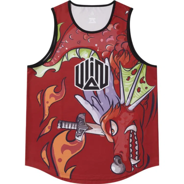 匹克 国创龙九子系列 龙生九子系列 无袖透气圆领运动篮球背心 男款