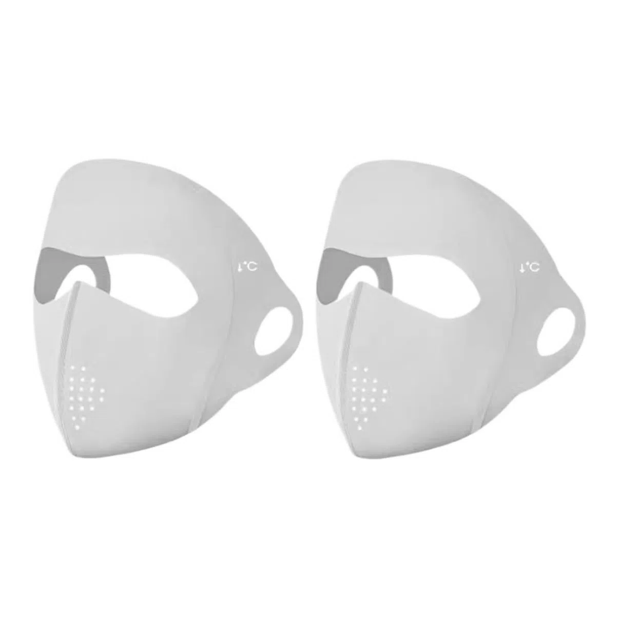 艾佳微 玻尿酸全脸防紫外线高颜值脸基尼冰丝遮阳轻薄透气 锦纶 防晒面罩 男女同款情侣款