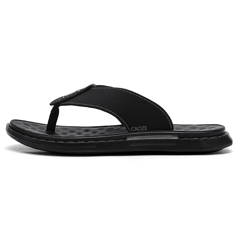 潮泽 休闲时尚百搭经典 防磨速干人字拖鞋 男款