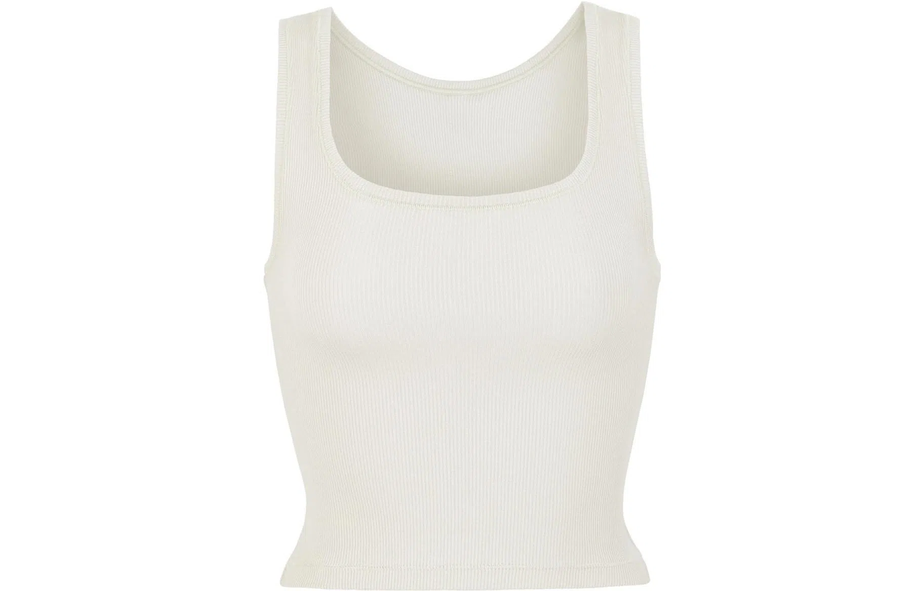 SKIMS Cotton Rib Tank Bone White