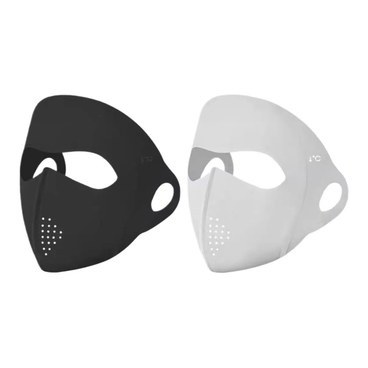 艾佳微 玻尿酸全脸防紫外线高颜值脸基尼冰丝遮阳轻薄透气 锦纶 防晒面罩 男女同款情侣款