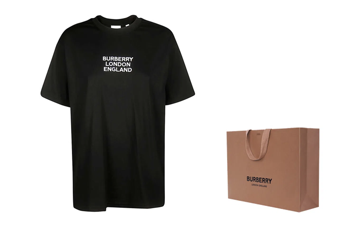 Burberry Embroidered Logo T-shirt T