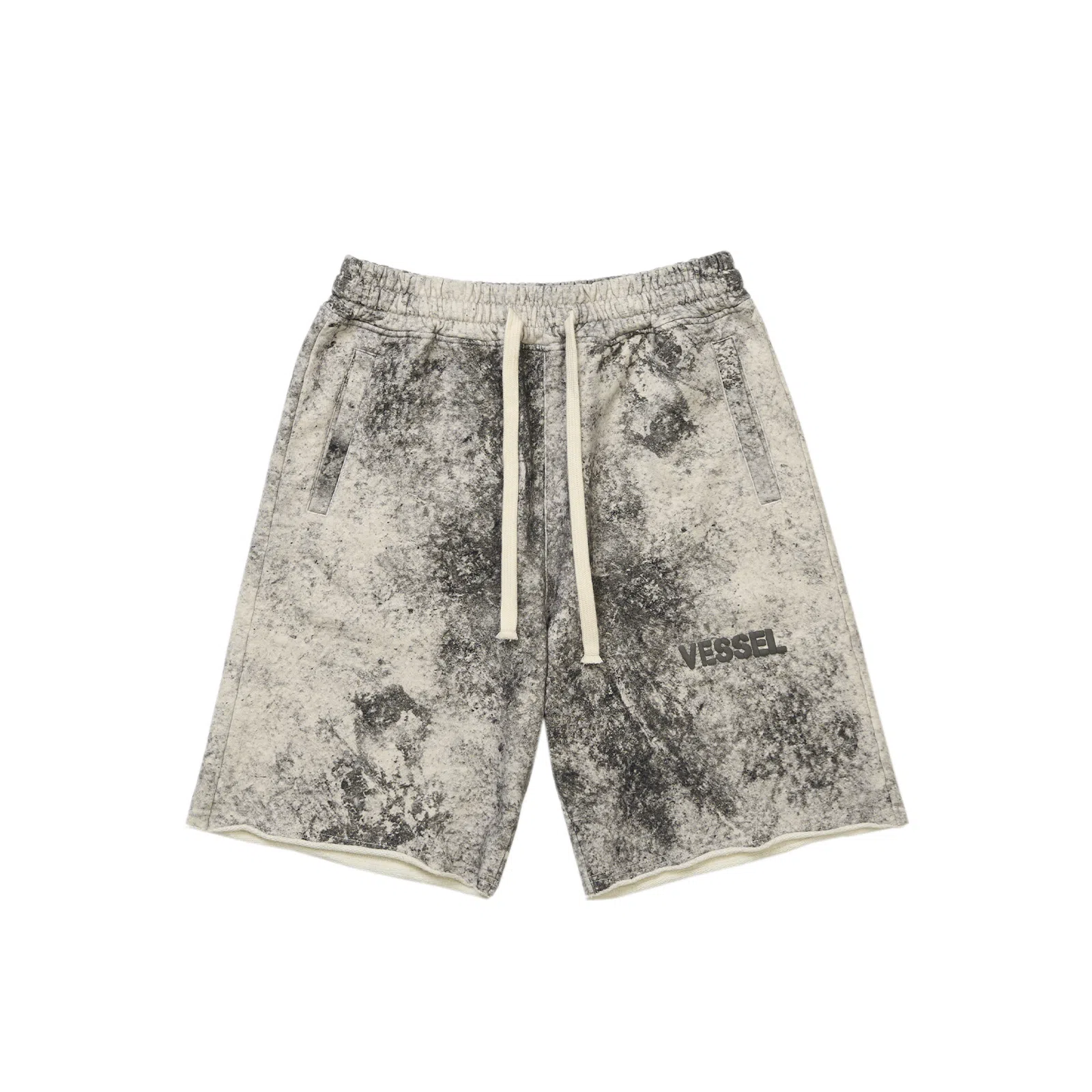 xVESSEL Marble Pattern Shorts Grey