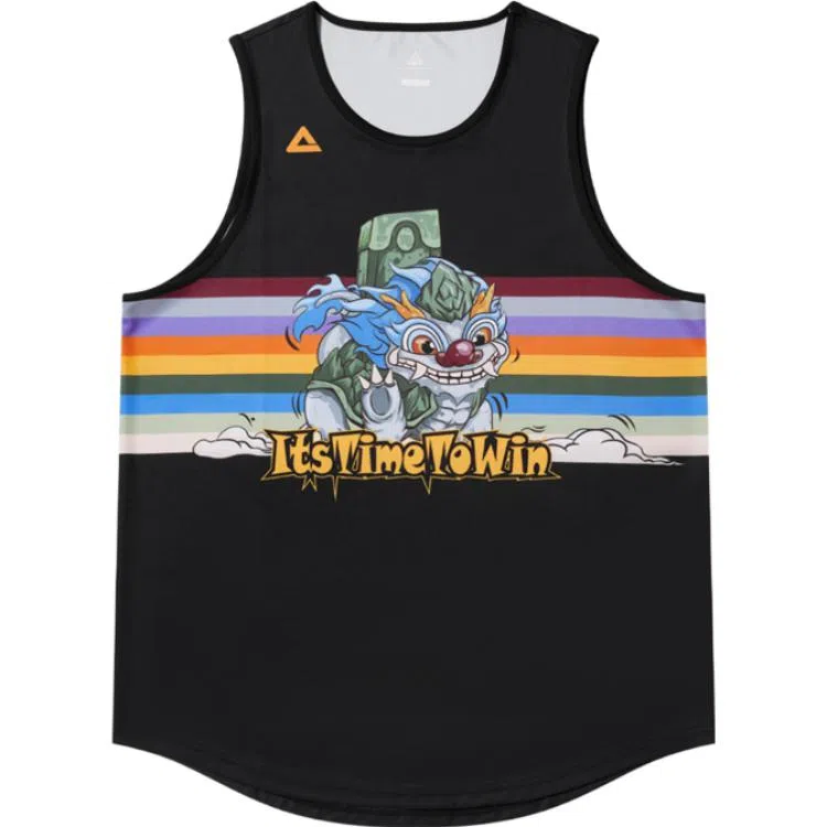 匹克 国创龙九子系列 龙生九子系列 无袖透气圆领运动篮球背心 男款