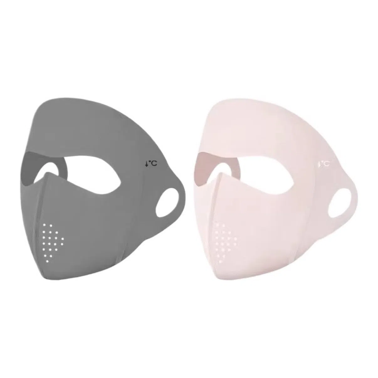 艾佳微 玻尿酸全脸防紫外线高颜值脸基尼冰丝遮阳轻薄透气 锦纶 防晒面罩 男女同款情侣款