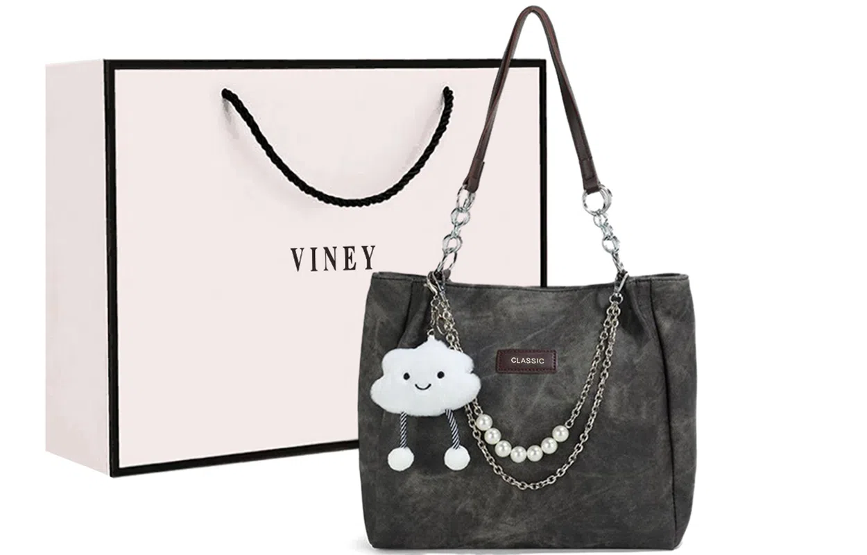 VINEY Tote Bag Blue