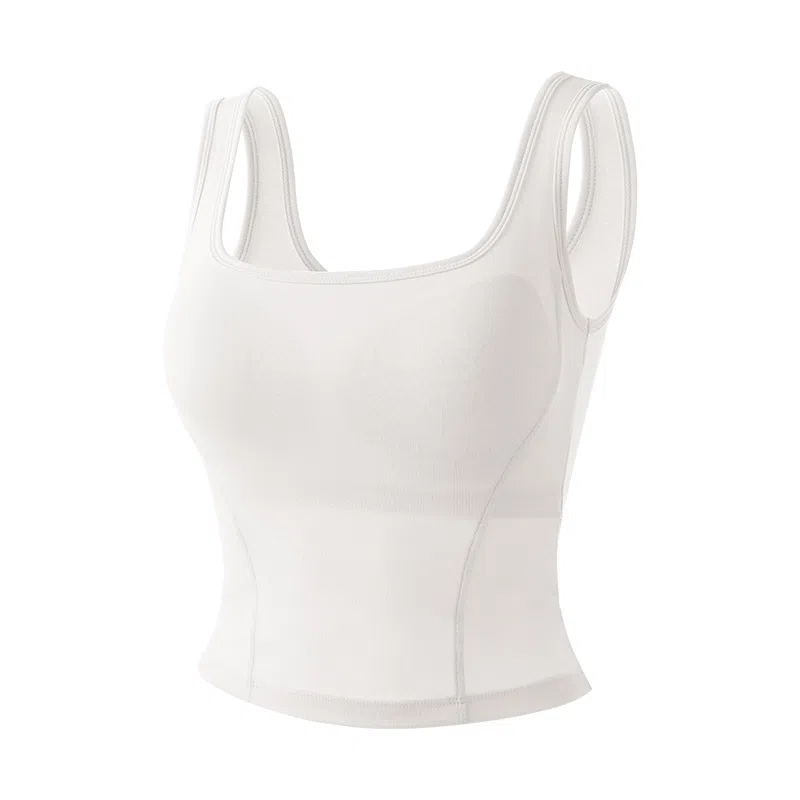 内在密码 无痕凉感宽肩带带胸垫一体外穿背心 女款