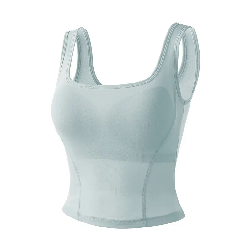 内在密码 无痕凉感宽肩带带胸垫一体外穿背心 女款