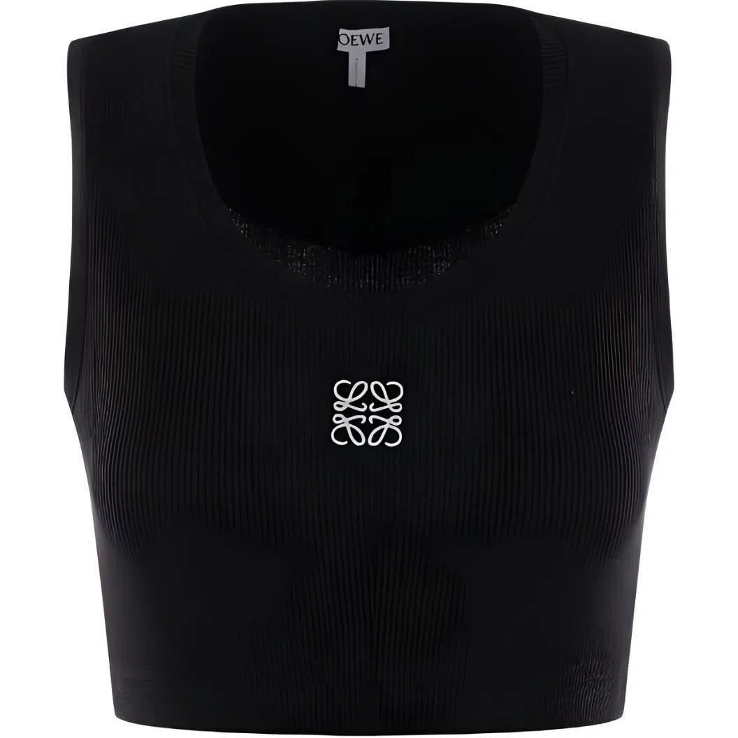 LOEWE Sleeveless Pullover Black