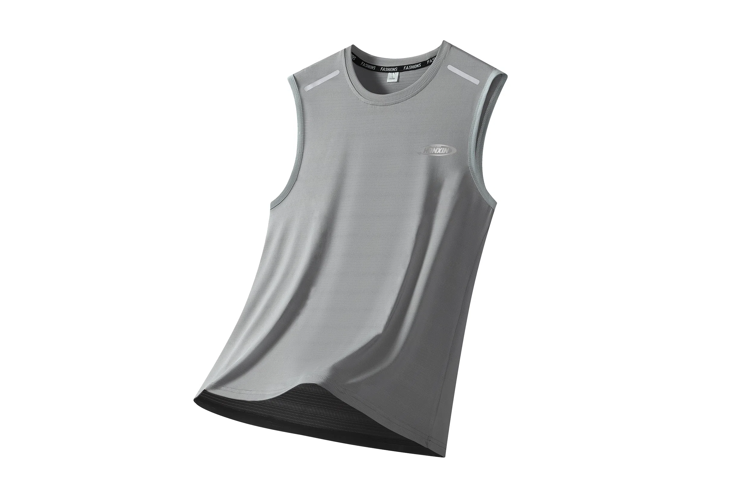 王者荣耀 韩信款 户外运动篮球跑步健身舒适凉感反光条设计圆领无袖背心 男女同款