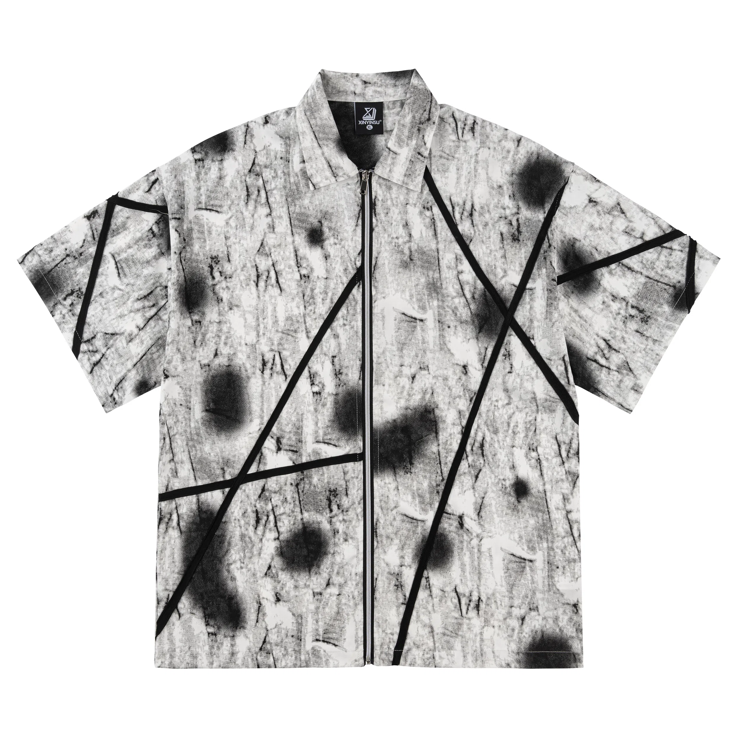 XINYINSU Retro Loose Short Sleeve Shirt White