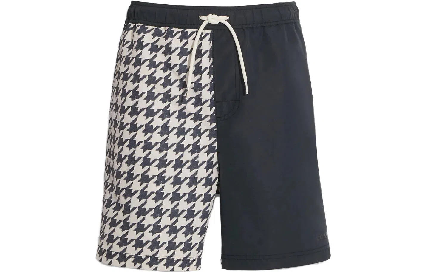 COACH Printed Mid-Rise Shorts Black