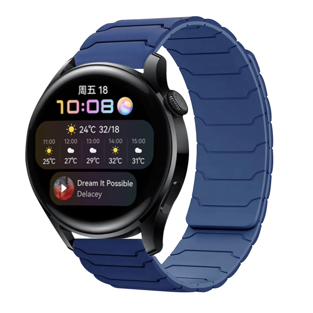 搜兔 手表表带 华为适用 硅胶材质 磁吸运动时尚简约高级感 男女同款