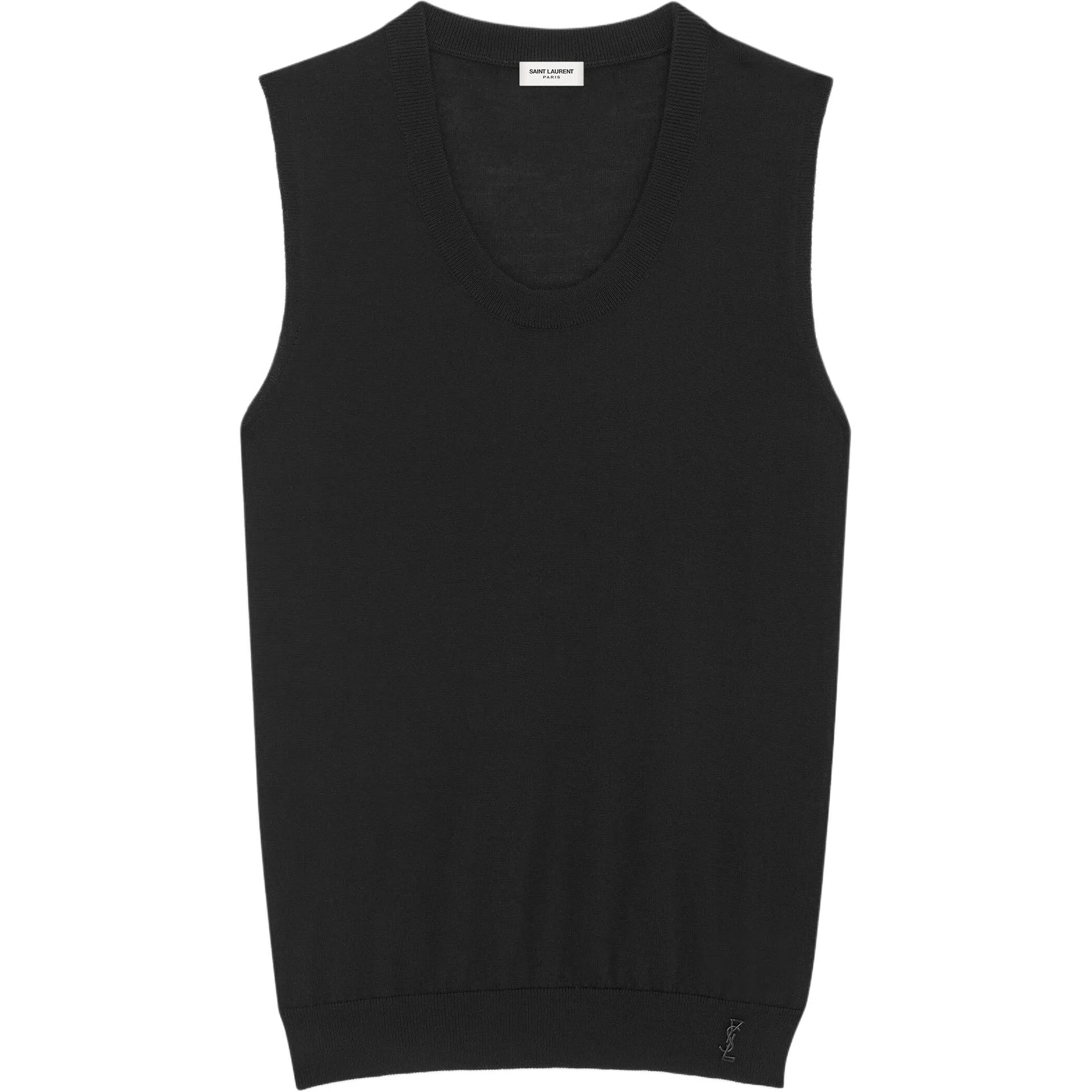SAINT LAURENT Tank Top In Wool