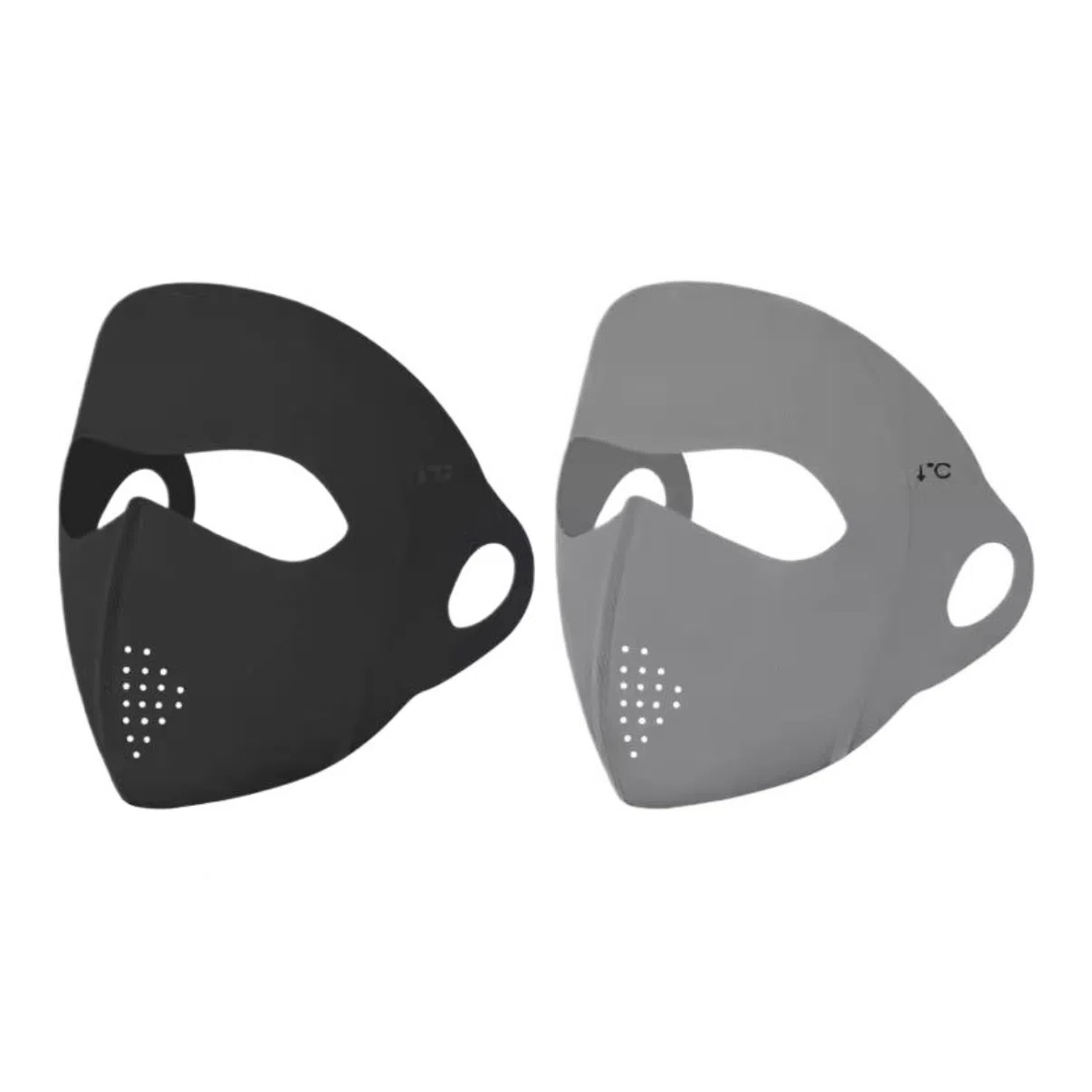 艾佳微 玻尿酸全脸防紫外线高颜值脸基尼冰丝遮阳轻薄透气 锦纶 防晒面罩 男女同款情侣款