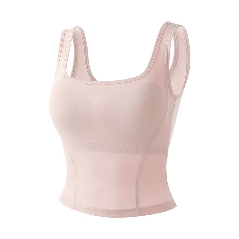 内在密码 无痕凉感宽肩带带胸垫一体外穿背心 女款
