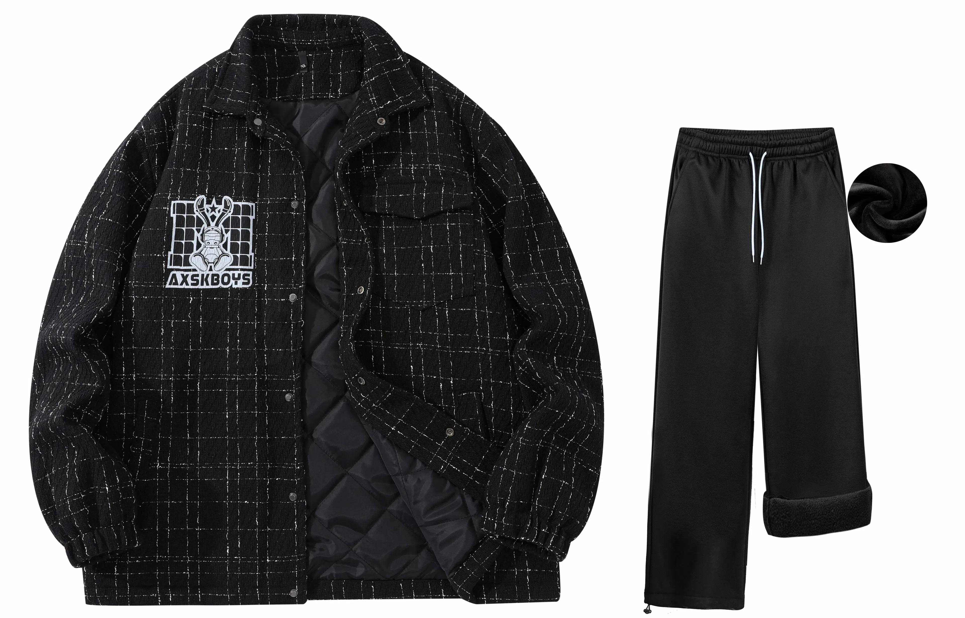 A.X.S.K x MOORAB Vintage Houndstooth Set
