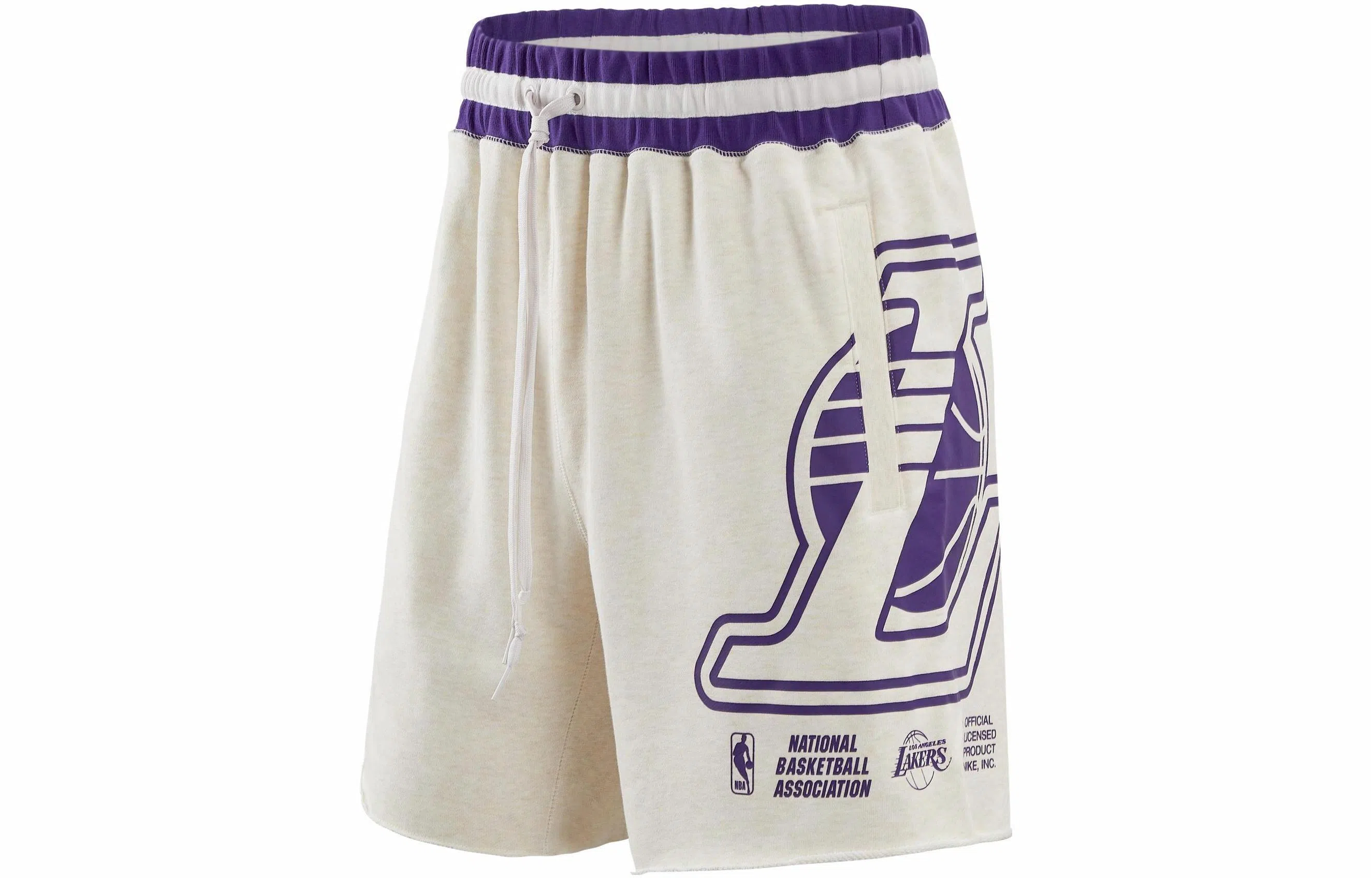 Nike Lakers Logo Basketball Shorts White