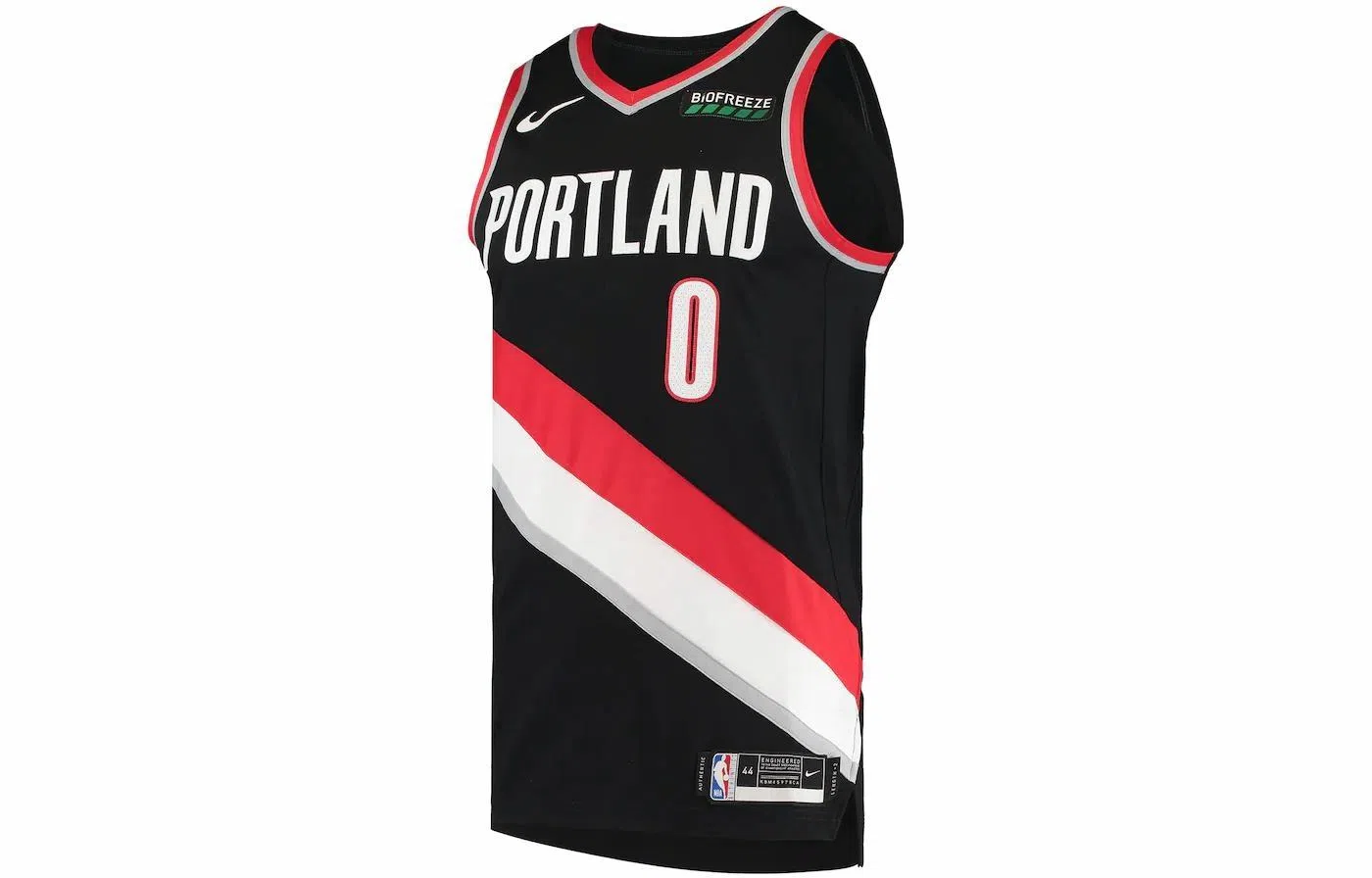 Nike NBA Jersey Trail Blazers Lillard 0 Black