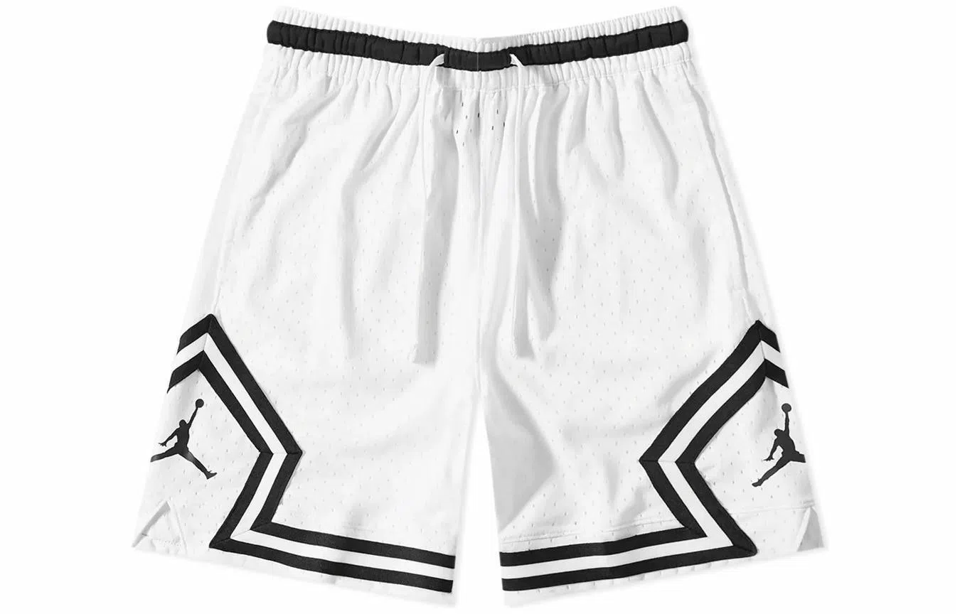 Jordan Basketball Shorts White