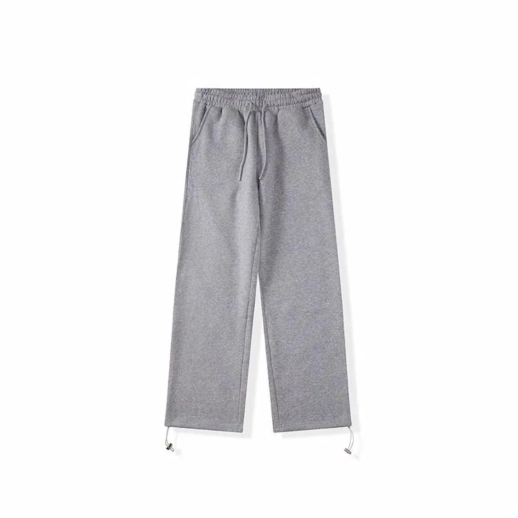 我是大卫 直筒纯色舒适休闲裤 男款 灰色