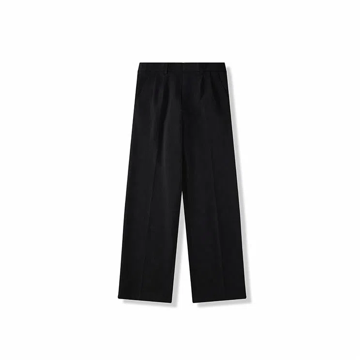 我是大卫 垂感西装裤阔腿裤韩版潮流通勤百搭休闲裤 男女同款
