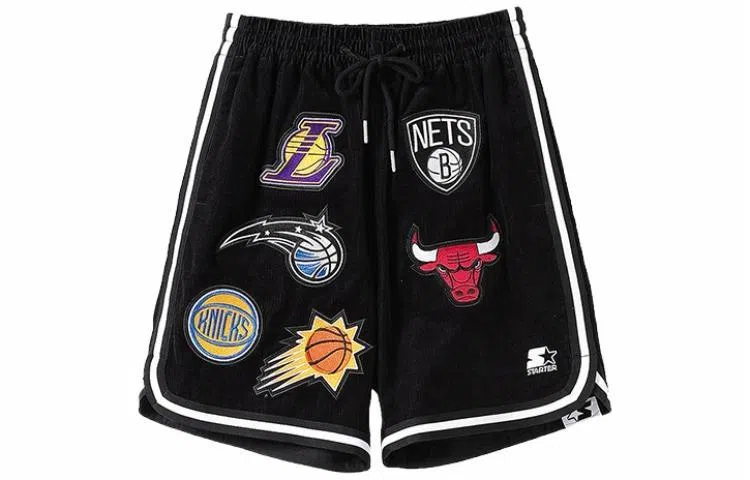 Starter x NBA Black Shorts