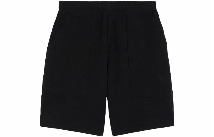 AMIPARIS FW21 Logo Embroidered Shorts Black