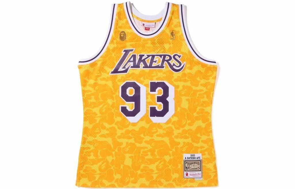 BAPE x Mitchell & Ness Lakers Basketball Jersey