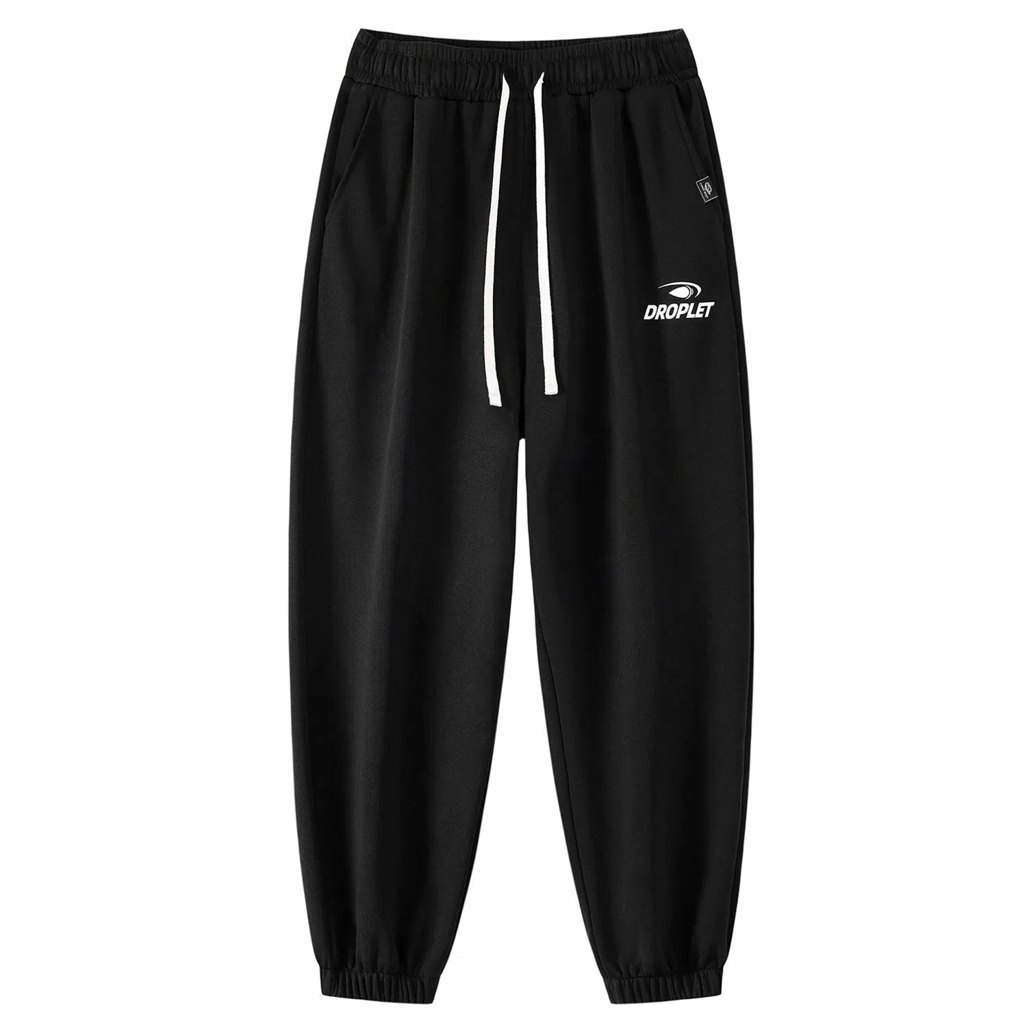 三体 水滴系列 美式复古多巴胺百搭简约基础款个性字母印花舒适宽松时尚高街日常通勤束脚休闲裤 男女同款