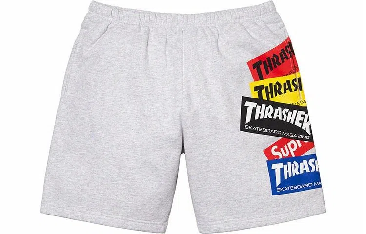 Supreme x Thrasher Multi Logo Sweatshort
