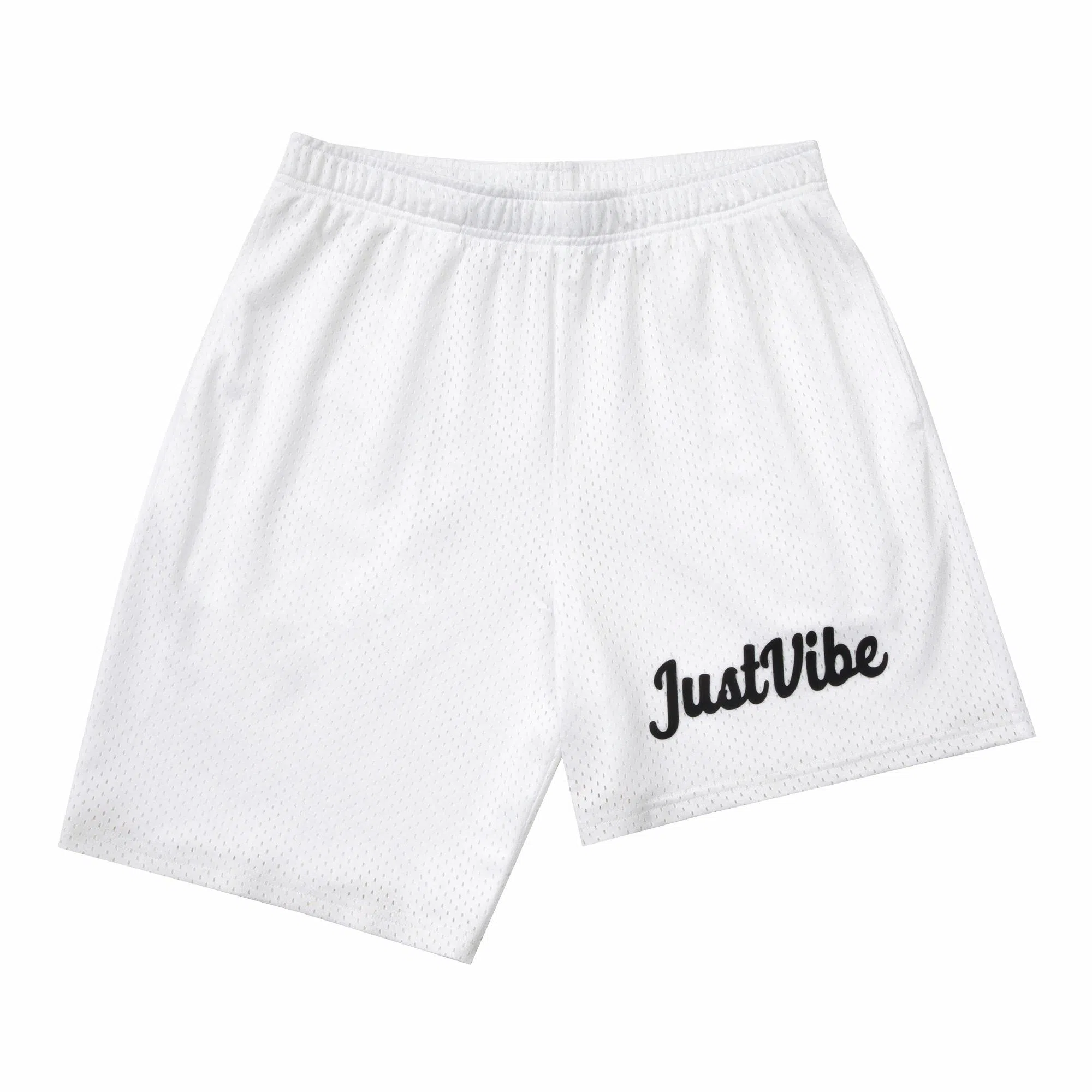 JUST VIBE Mesh Basketball Shorts