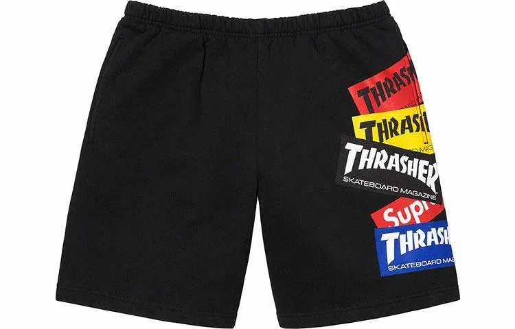 Supreme x Thrasher Multi Logo Sweatshort