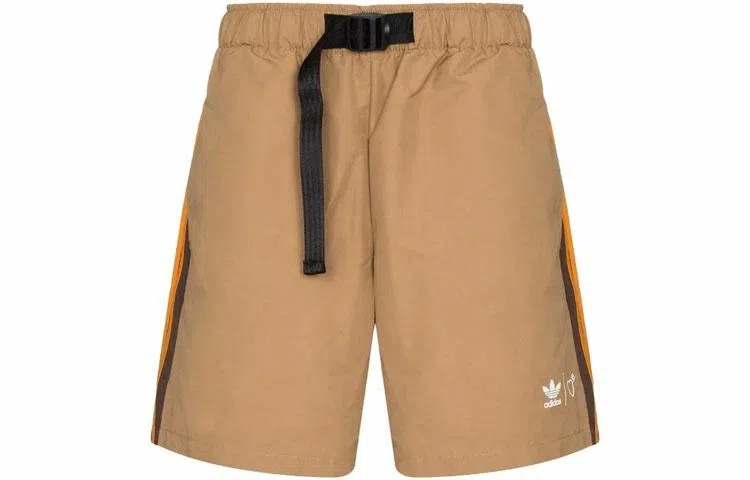 HUMAN MADE x adidas Originals Striped Shorts Brown