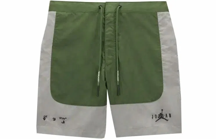 Jordan x OFF-WHITE Colorblock Drawstring Shorts