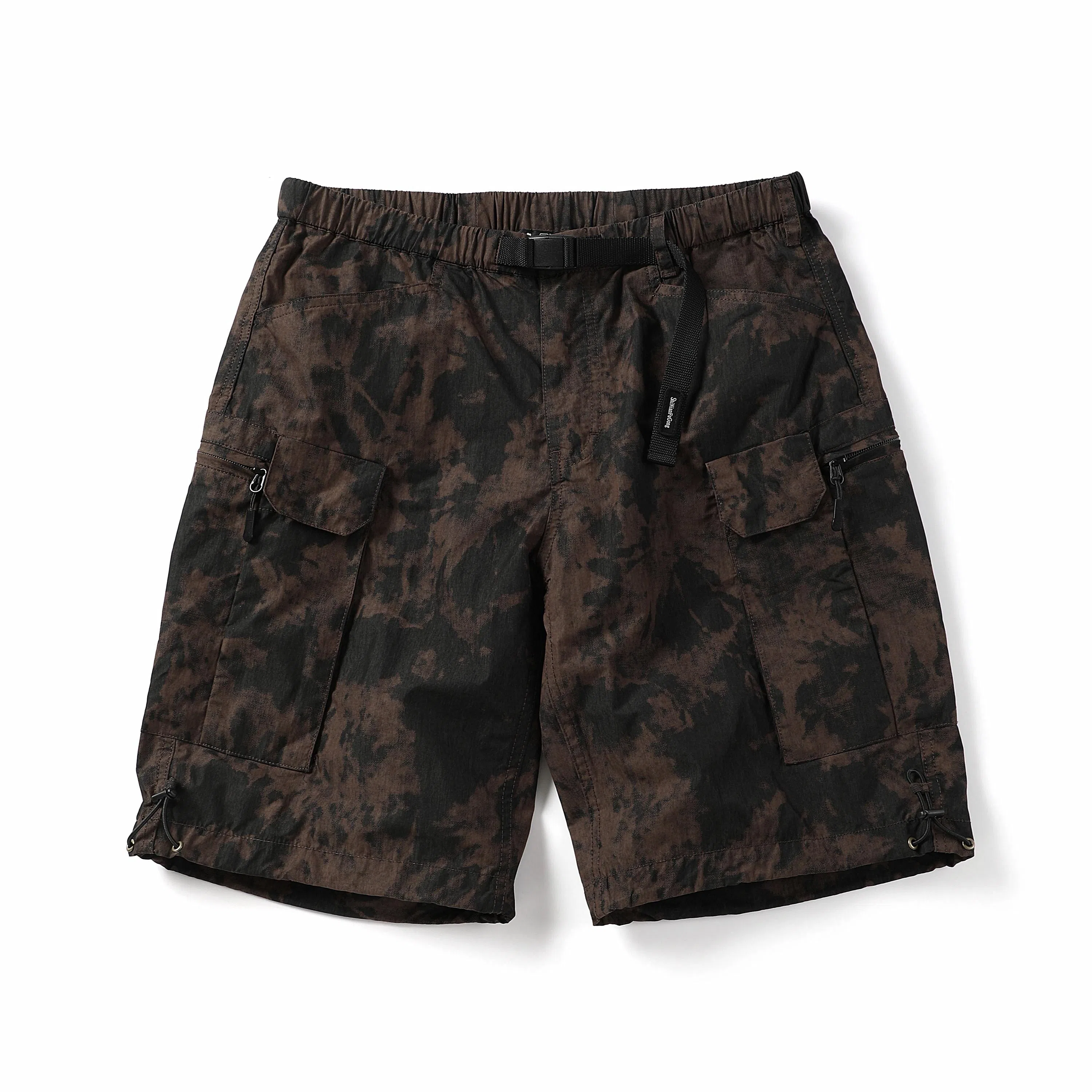 实年服工 轻薄户外多口袋五分裤宽松休闲工装短裤 男款