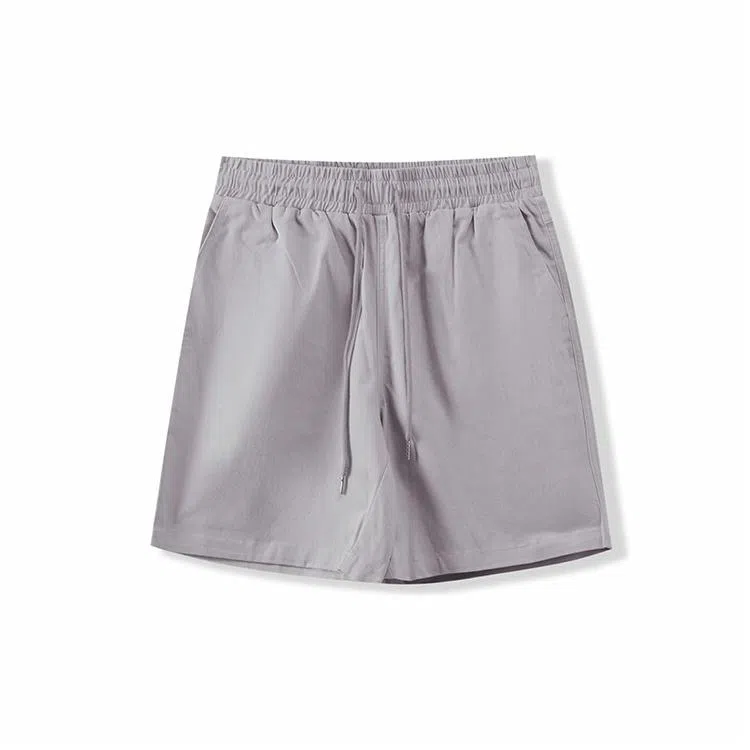 我是大卫 纯色系带百搭高级感休闲短裤 男女同款