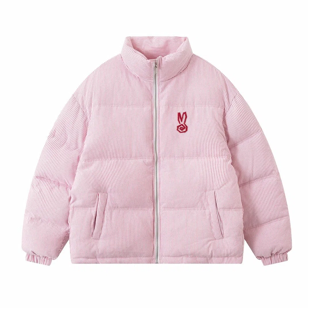 RickyisClown Swirl Rabbit Striped Jacket